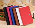 Toothpick pattern hardware PU case for ipad mini ,with holder for mini ipad leat 1