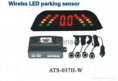 LED wireless parking sensor system