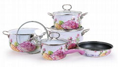 Enamel cookware set