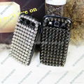 Handmade punk Stud Rivet mobile phone Case for Samsung galaxy S3 i9300