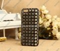 Fashion punk cell cover bling bling custom phone back case for Iphone 5 