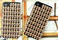 Fashion punk rivets hard carry case for iphone 4 4s 5 1