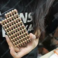 Fashion punk rivets hard carry case for iphone 4 4s 5 2