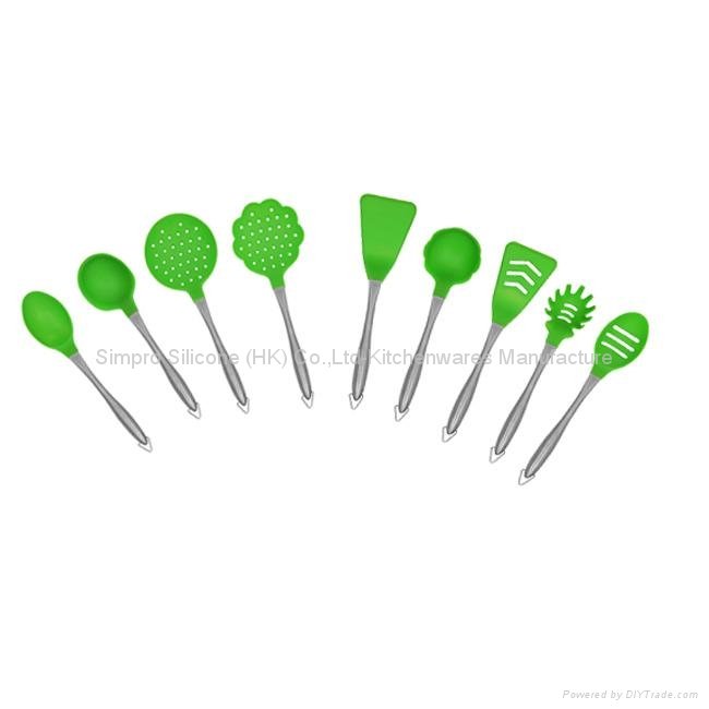silicone kitchen utensil set