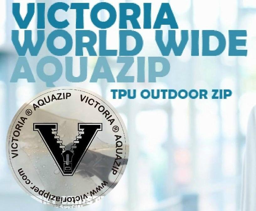 Victoria pattern series Water repellent zipper 2