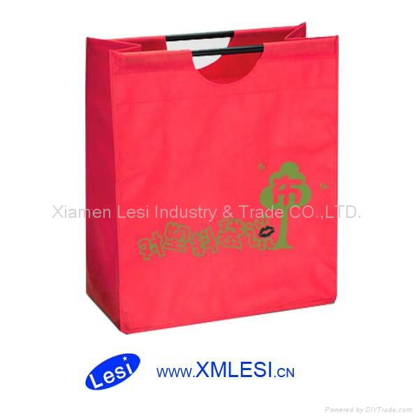 PE/NON-WOVEN Patch Handle Bag for shopping