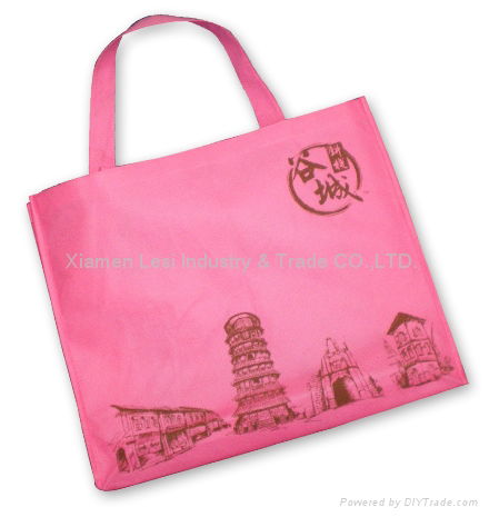 PE/NON-WOVEN Patch Handle Bag for shopping 3