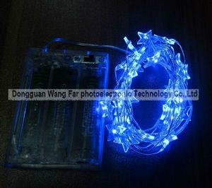 LED copper wire string light pentacle shape WY-ZX-001
