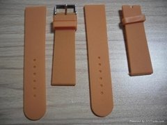 22mm Silicone Watch Straps Black Watchband