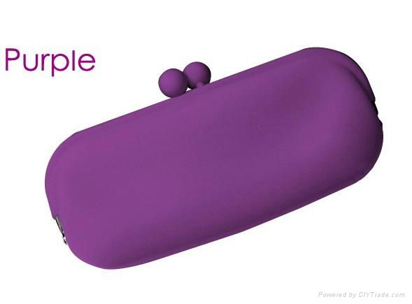 Big Silicone Eyeglass Case Cosemetic Bag 2