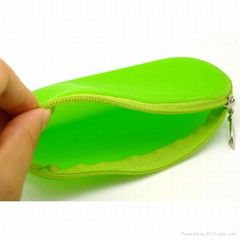 Big Zip Silicone Pocket Eyeglasses Case