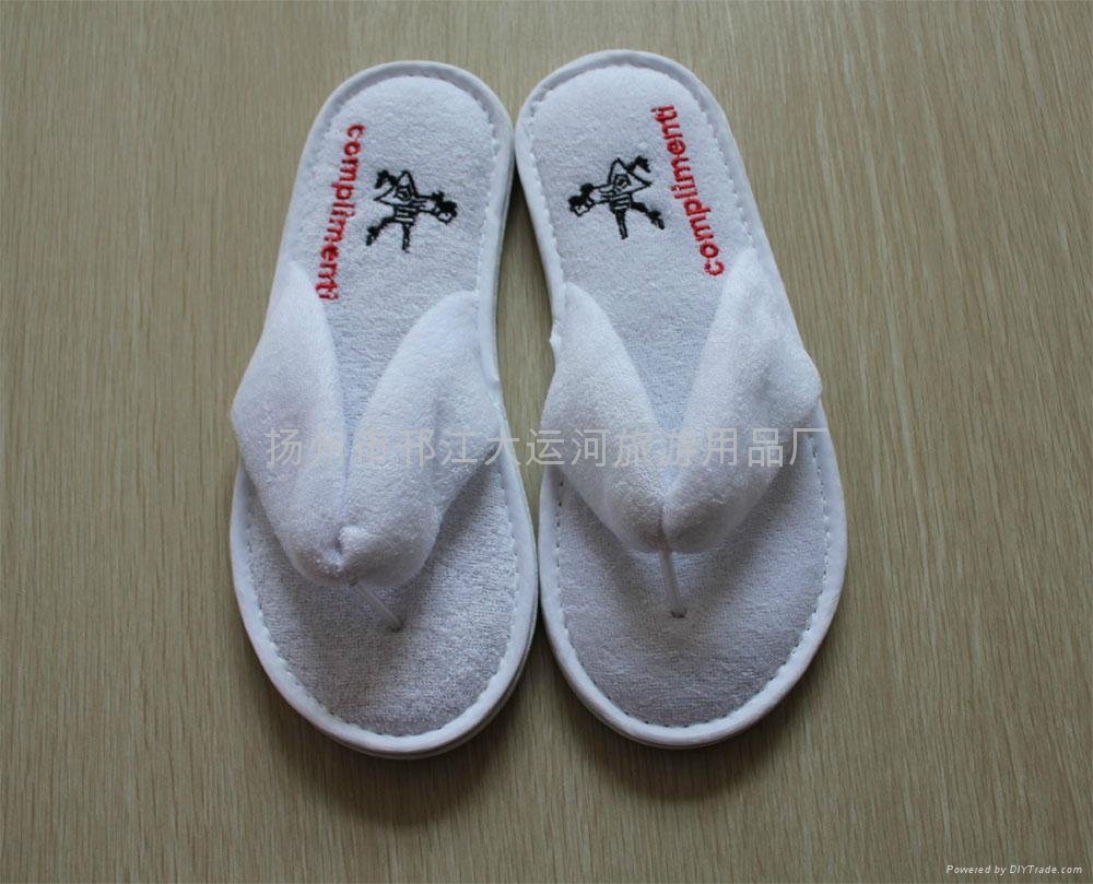 new hotel EVA embroidery flip-flop slipper 