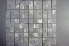 Chinese river shell mosaic mother pearl tile