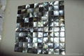 Black mother of pearl mosaic nacre mop mosaic bathroom mosaic 1