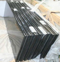 black granite slab