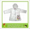 PVCJ031 Kids Transparent PVC raincoat
