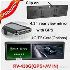 rearview mirror gps