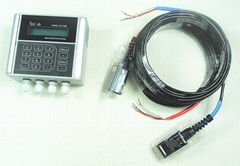 Pump flow measurement meter