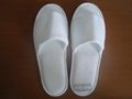 hotel velour open toe slippers