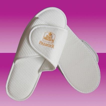 hotel waffle adjustable slipper