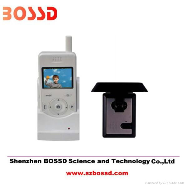 Fashional Design 2.4'' Color Hand free Wireless Video Intercoms