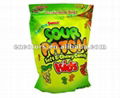 Hot sale exquisite printed side gusset candy bag