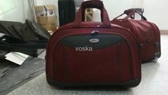 carry-on trolley duffle bag with 2 ABS wheels