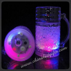 led double ice glass