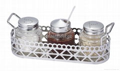 3 pcs salt and pepper shaker holders