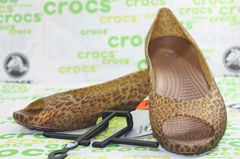2012 newest hot selling Original Crocs Animal Carlie flat women 