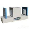 1400R double doors rail muffle furnace