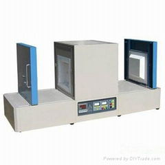 1400R double doors rail muffle furnace