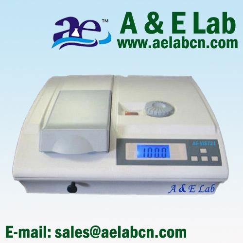 Visible Spectrophotometer Single beam 340nm-1000nm