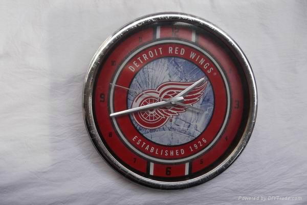 stock Detroit Red Wings Clock  2
