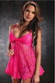  Aquamarine Sweety Nightwear Lace Lingerie Women Sleepwear