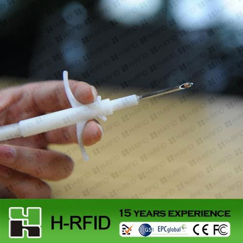 RFID animal glass tag with syringe  3