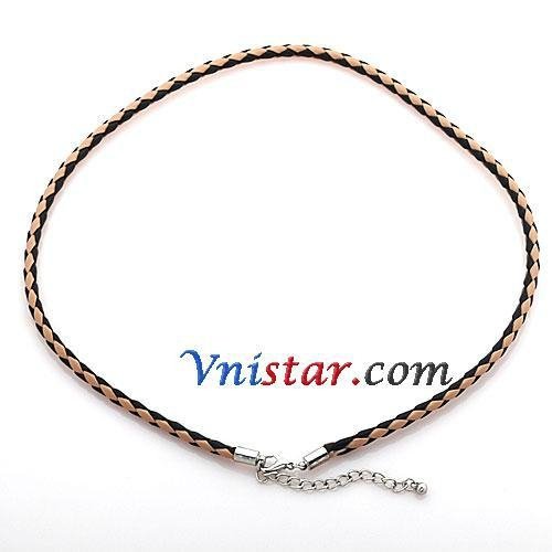 Stainless steel necklace wholesale VSN029 with lobster clasp 3