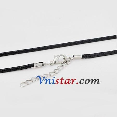 Stainless steel necklace wholesale VSN029 with lobster clasp 4