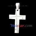 Wholesale vnistar stainless steel three-ring buckled pendant STBD057 4
