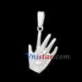Wholesale vnistar stainless steel three-ring buckled pendant STBD057 5