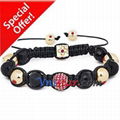 Beads wrap bracelet SBB131-7 with