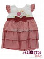 baby dress multi-layer dress with