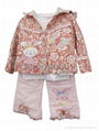 New baby girl clothing set 3 pieces baby clothes 1