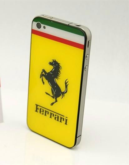 Ferrari back cover,back housing for iphone4/4s