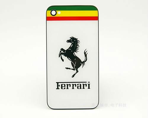 Ferrari back cover,back housing for iphone4/4s 2