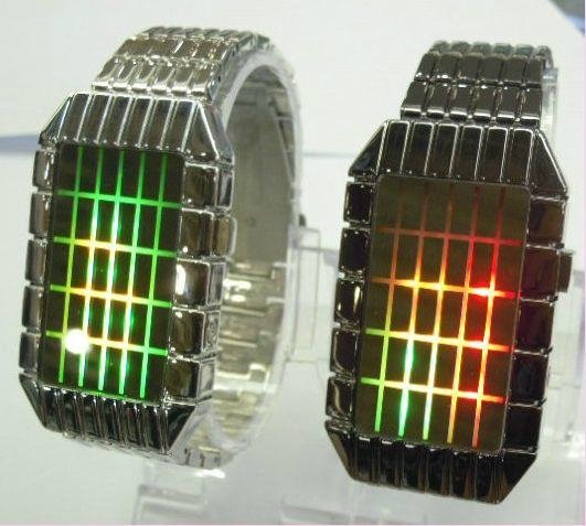 the popular and charming iron LED watch of G1027