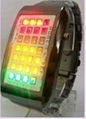 28 Lights LED colorful fashion watch