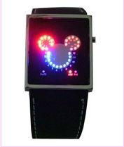 high quality and charming lovely mirror screen Mikey LED watch of G1055