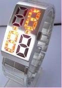 Square shape Personality manly wear LED watches