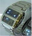 Triangle fashion hot selling and wear LED watch of G1085